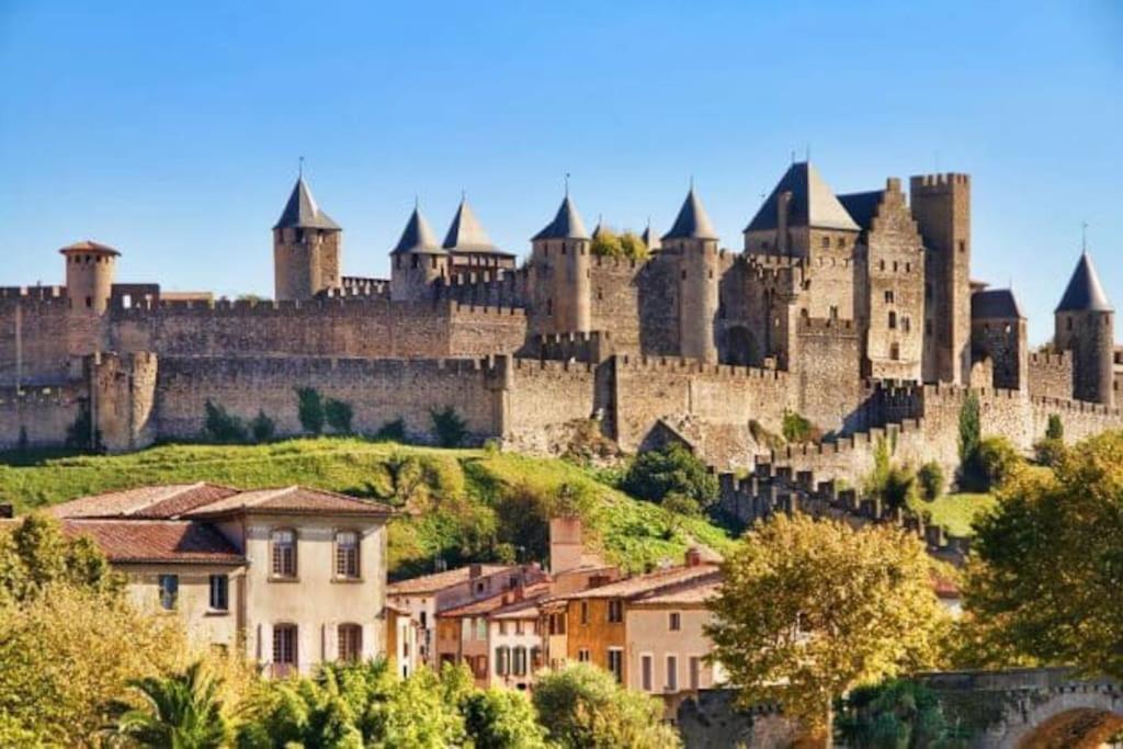 Dame Carcas Lägenhet Carcassonne Exteriör bild
